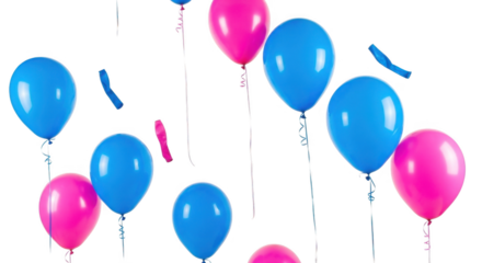 Celebrate Your Special Announcement with Colorful Balloons and Confetti for a Memorable Party Experience