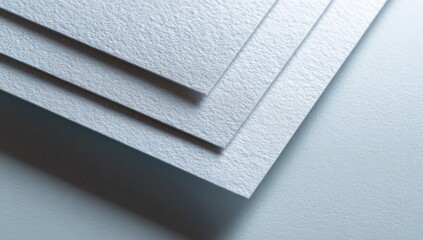 Textured Paper Stack, Close-up Studio Shot, Subtle Light, Design Element