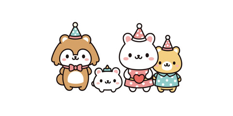 mouse and cheese cute illustrations