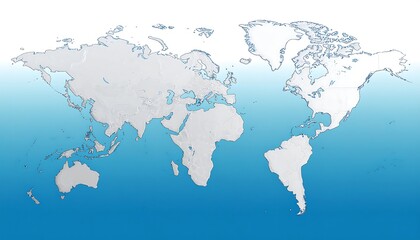 Detailed world map with shaded relief.