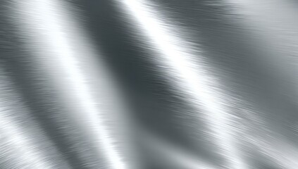 Sleek, metallic, brushed silver texture