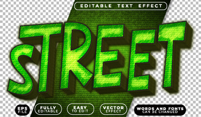  Urban Street City Road Vector Fully Editable Smart Object Text Effect
