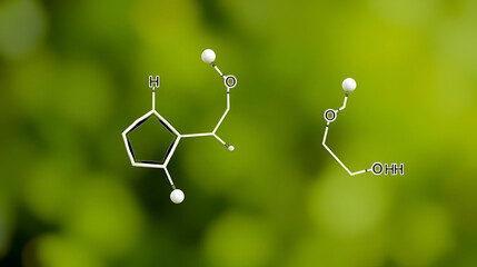 Structural formula of sterol