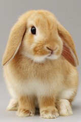 Cute light brown bunny