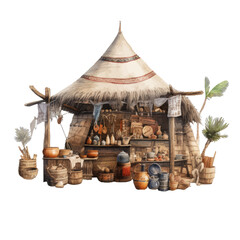 small house in the garden