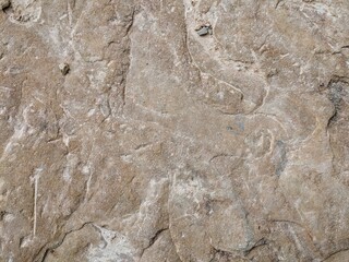 Natural stone texture background with rugged surface in neutral earth tones