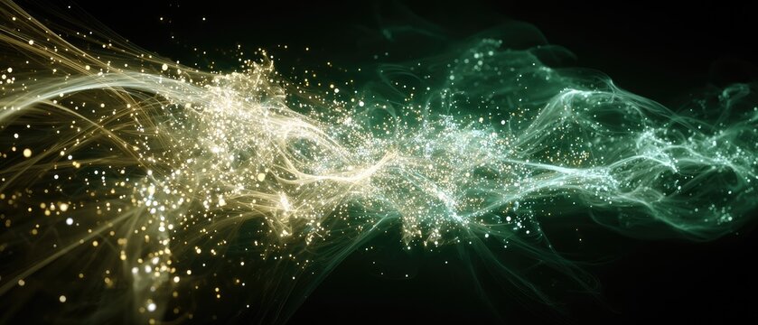 Abstract energy explosion - Powered by Adobe