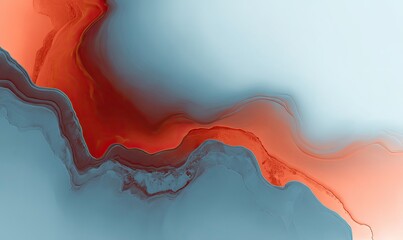 Obraz premium Abstract fluid art, blended colors