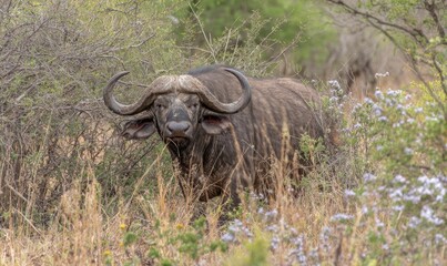 Obraz premium African buffalo in savanna