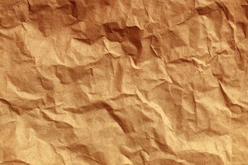 Obraz premium Crinkled brown paper texture (1)