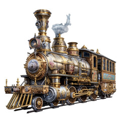 Fototapeta premium old steam locomotive