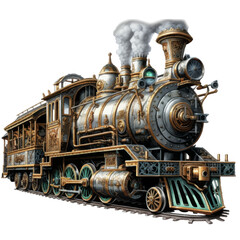 Naklejka premium old steam train
