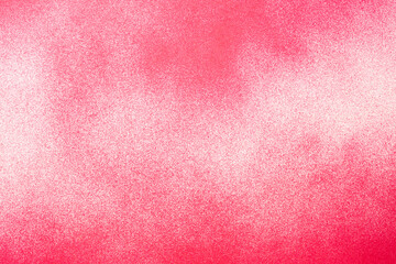 赤のスプレー塗料で描いた背景