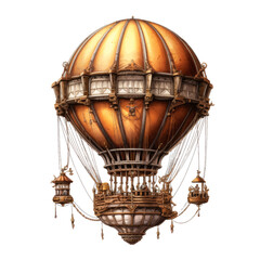 steampunk hot air balloon