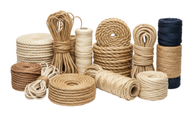 Rope crafting techniques studio collection creative workspace handmade artistry. Cut out png