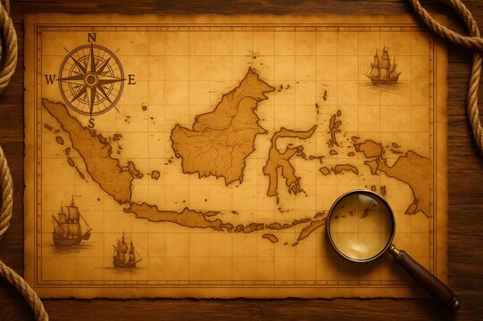 Detailed vector map of Indonesia showing islands, provinces, and borders, high-resolution design for educational, travel, and commercial use.