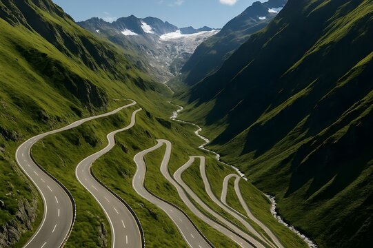 Scenic Switzerland landscape with majestic Alps, perfect for travel, tourism, and nature-themed designs.