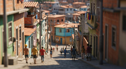 Fototapeta premium Favela