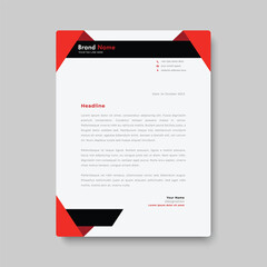 letter head business template cover design