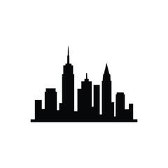 modern-city-skyline-silhouette-black-white-vector