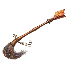 old magic broom