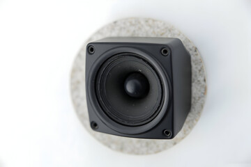 Fototapeta premium Speaker Detail on Textured Surface for Audio Concepts