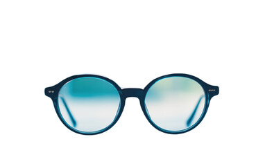 Fototapeta premium A pair of classic black rimmed on white background,png