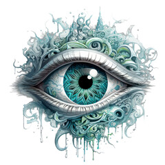 eye of the girl