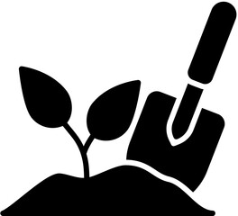 Agriculture design elements showing plant growth. Farming concept, agricultural crops, organic food, nature, harvest..Black tractor icon shows a vehicle with cabin, agricultural tools and farming 