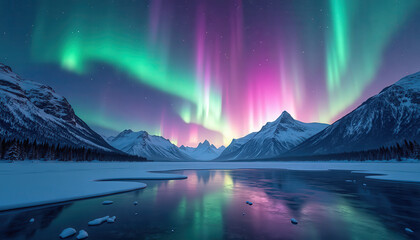 Milky Way over Monument Valley at Twilight, Desert Night Sky