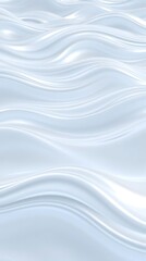 Fototapeta premium Abstract silky blue flowing wavy texture and fluid motion background design