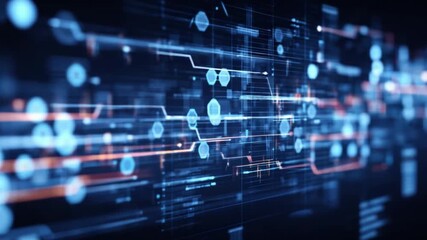 Abstract digital interface - Powered by Adobe