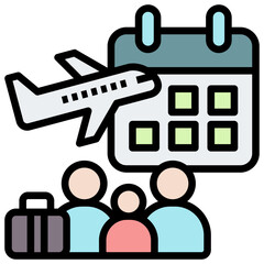 Travel Itinerary Icon