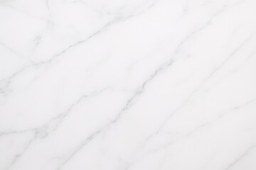 Obraz premium Pristine white marble surface with soft natural lighting creating elegant product photography backdrop for luxury cosmetics and jewelry marketing