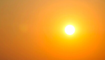 Warm sunlight fills the hazy sky.
