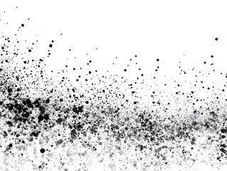 Abstract black and white splatter (1)