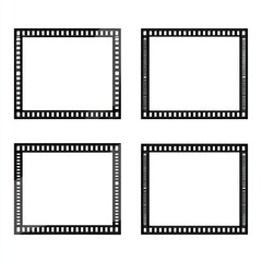 Four film strip frames