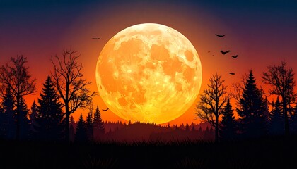 Radial Moonlight Glow. An abstract background with a large, soft radial gradient.
