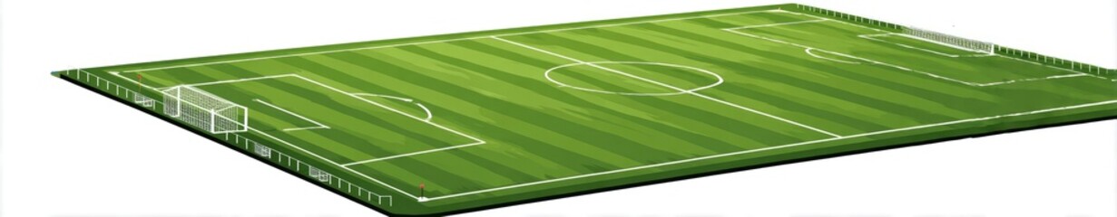 Obraz premium Soccer field graphic (3)
