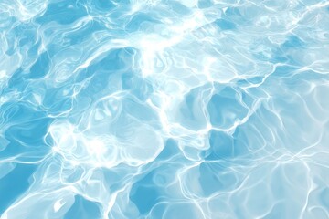 Obraz premium Abstract rippling turquoise water surface