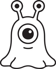 funny cartoon monster