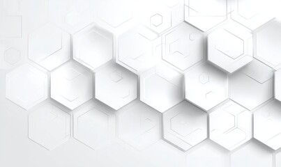 Abstract white honeycomb pattern (1)