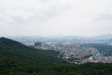 view from Namsan - Seoul, Korea