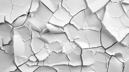 Discover a striking grunge texture pattern with bold cracks, scuffs, and stains against a vivid white backdrop.