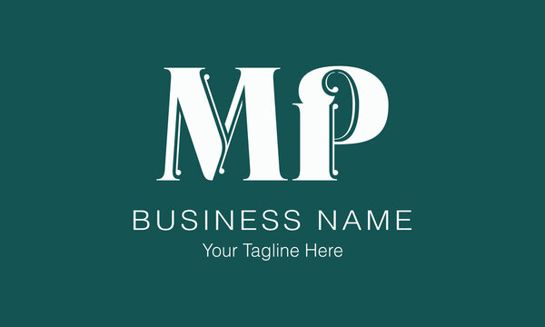 MP M mp initial logo | initial based abstract modern minimal creative logo, vector template image. luxury logotype logo, real estate homie logo. typography logo. initials logo