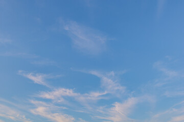 涼しげな夕焼け