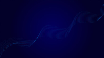 Abstract light blue halftone undulate net background. Abstract air flowing particle wallpaper. network technology background. Modern digital datum and science concept. vector illustration