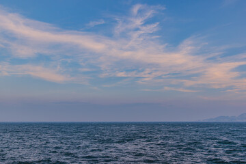 Obraz premium 夕空と海