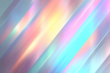 Abstract diagonal lines in pastel colors, blending into soft, luminous streaks