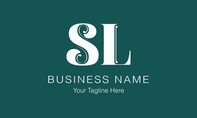SL S sl initial logo | initial based abstract modern minimal creative logo, vector template image. luxury logotype logo, real estate homie logo. typography logo. initials logo